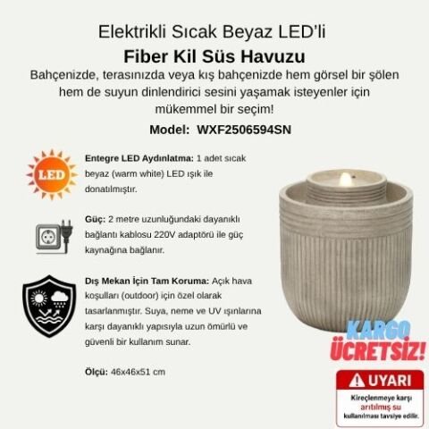 LED Işıklı Süs Havuzu | WXF2506594SN