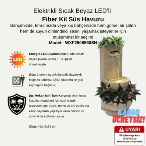 LED Işıklı Süs Havuzu | WXF2506566SN