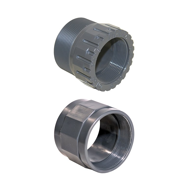 UH-PVC PN16 Tek Taraf İçten Dişli Redüksiyonlu Adaptör