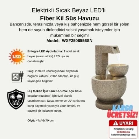 LED Işıklı Süs Havuzu | WXF2506556SN