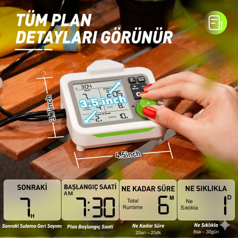RainPoint IK153 İç Mekan Otomatik Saksı Damla Sulama Kiti