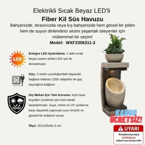 LED Işıklı Süs Havuzu | WXF2306311-2