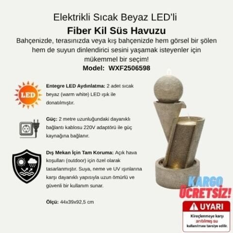 LED Işıklı Süs Havuzu | WXF2506598