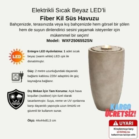 LED Işıklı Süs Havuzu | WXF2506552