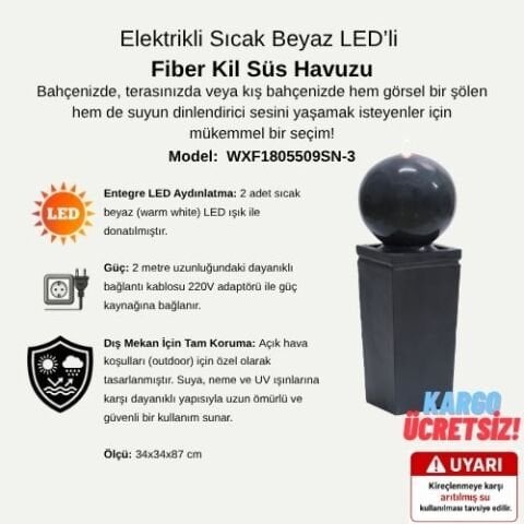 LED Işıklı Süs Havuzu | WXF1805509SN-3