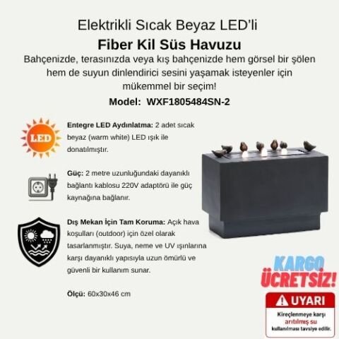 LED Işıklı Süs Havuzu | WXF1805484SN-2