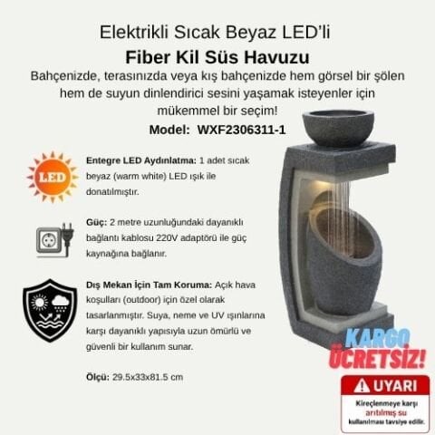 LED Işıklı Süs Havuzu | WXF2306311-1