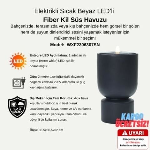 LED Işıklı Süs Havuzu | WXF2306307SN
