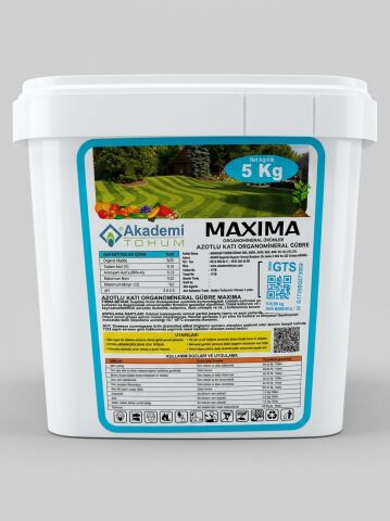 Akademi Tohum Maxıma Azotlu Organomineral Çim Gübresi 5 Kg