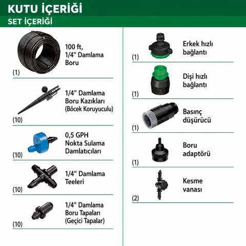 RAIN BIRD BALKON SULAMA KİTİ