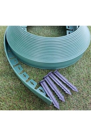 Çim Sınırlayıcı Yeşil Renk 25 MT Esnek