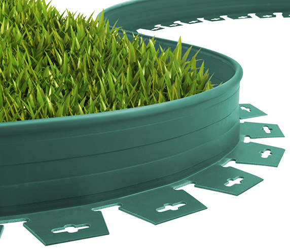 Çim Sınırlayıcı Yeşil Renk 25 MT Esnek