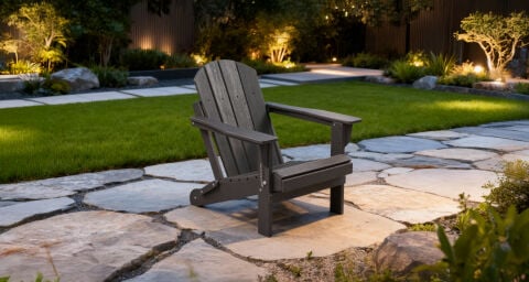 Adirondack Düz Sırt Sandalye