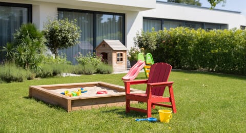 Adirondack Çocuk Sandalye Kırmızı Klasik