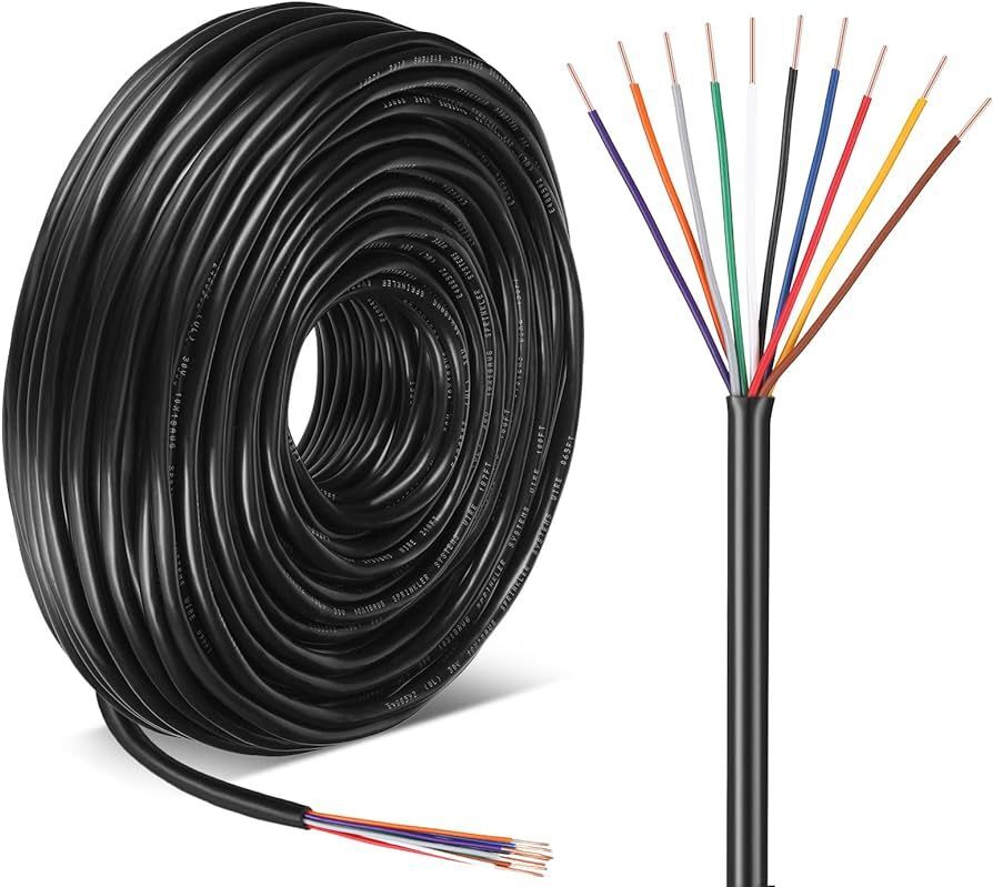 Otomatik Sulama ve Sinyal Kablosu 7X0,8MM 7 Renk Kodlu 20 Metre
