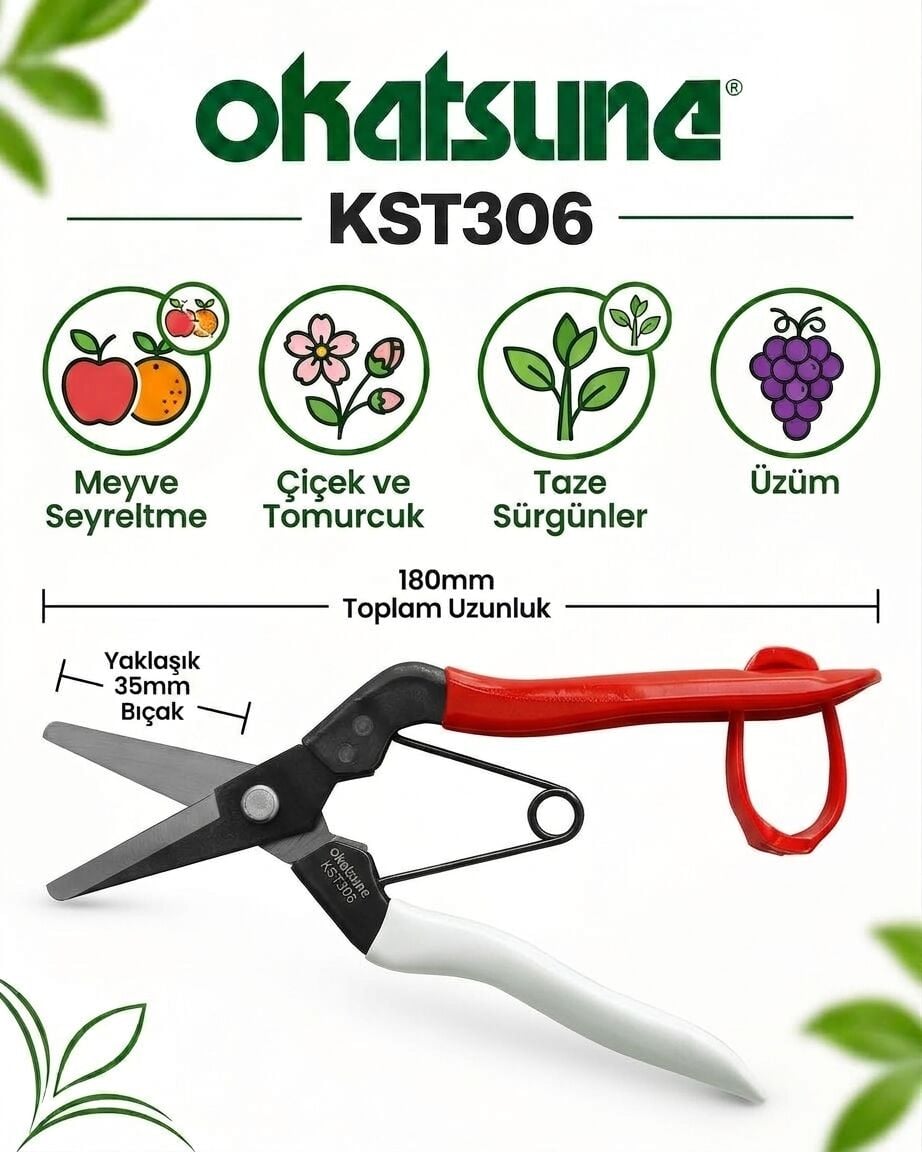 OKATSUNE KST306 - Hasat ve İnceltme Makası