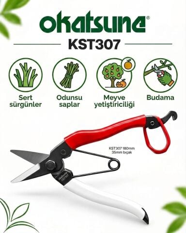 OKATSUNE KST307 - Hasat ve İnceltme Makası