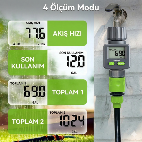 RainPoint ICS018 SU DEBİ ÖLÇER KÜÇÜK