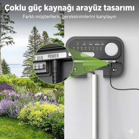 RainPoint  HIC801W  8 İSTASYON + WİFİ ELEKTRİKLİ KONTROL CİHAZI