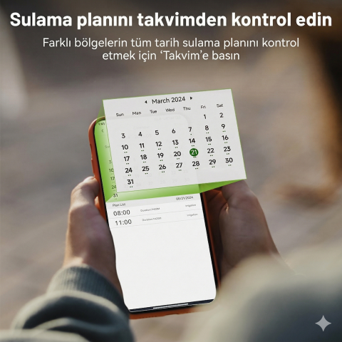 RainPoint  HIC801W  8 İSTASYON + WİFİ ELEKTRİKLİ KONTROL CİHAZI