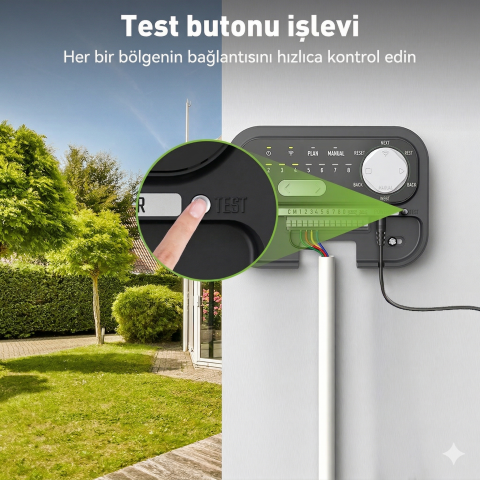 RainPoint  HIC801W  8 İSTASYON + WİFİ ELEKTRİKLİ KONTROL CİHAZI