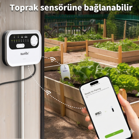 RainPoint  HIC801W  8 İSTASYON + WİFİ ELEKTRİKLİ KONTROL CİHAZI