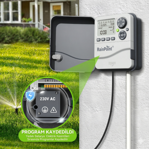 RainPoint ITC1200 12 İSTASYON ELEKTRİKLİ KONTROL CİHAZI