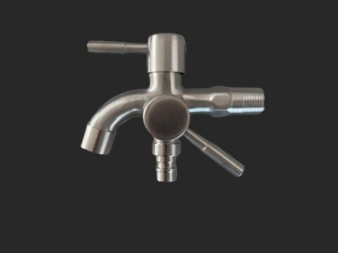 PREMIUM PASLANMAZ ÇELİK MUSLUK 1/2''