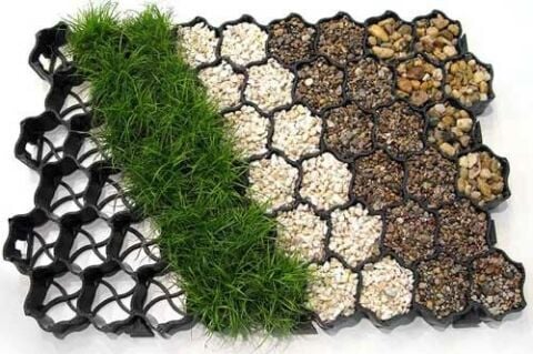 MODULBOX ÇİM IZGARASI 1 m² (4 ADET)