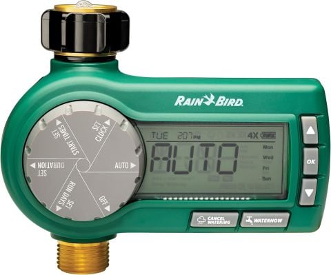 Rain Bird Musluk Tipi Pirinç Bağlantı Detaylı Sulama Kontrol Cihazı