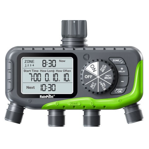 RainPoint ITV447 Mini Dijital 4-Çıkışlı Musluk Kontrol Cihazı