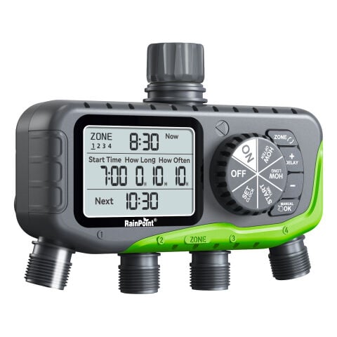 RainPoint ITV447 Mini Dijital 4-Çıkışlı Musluk Kontrol Cihazı