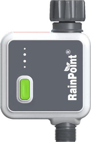 RainPoint HTV113FRF Mini Dijital 1-Çıkışlı WiFi'li Kablosuz Hortum Su Zamanlayıcısı  + HWG023WBRF Mini Box Hub