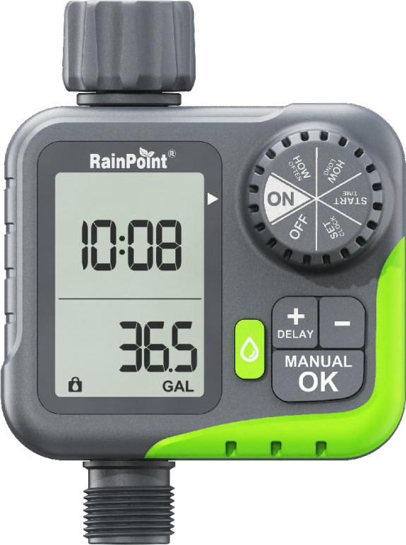RainPoint ITV117 Mini Dijital 1 Çıkışlı Debimetreli Manuel Musluk Kontrol Cihazı