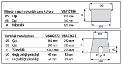 VBA02675 Diktörtgen Vana Kutusu