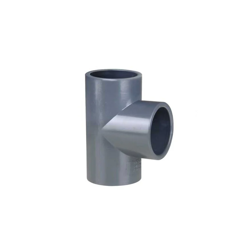 UH-PVC  PN16 Yapıştırma Muflu Te